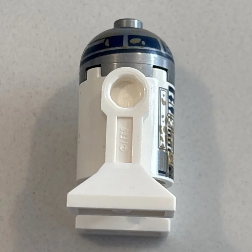 Lego Astromech Droid R2-D2 Minifigure #sw0908 Dirt Stains On Front Set #75208